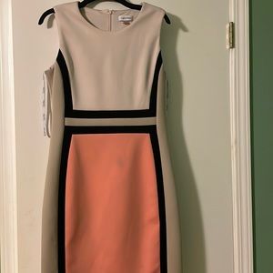 Calvin Klein size 12 color block dress